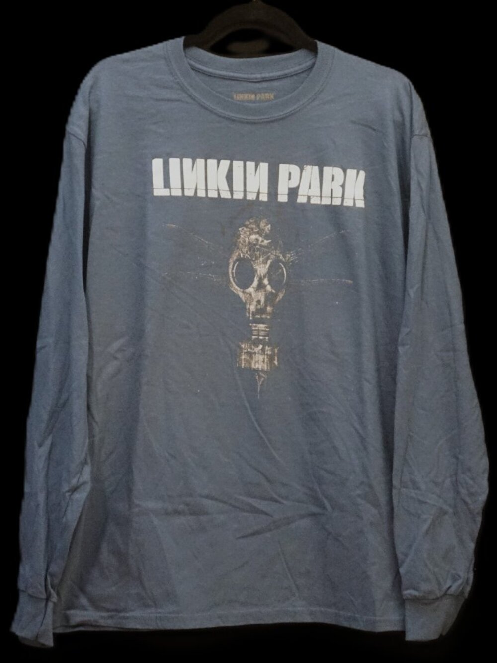 Linkin Park Steel Blue Graphic Band Concert Long Sleeve Tee Shirt Unisex Lg